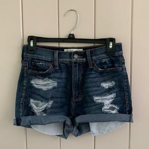 Mudd ripped jean shorts